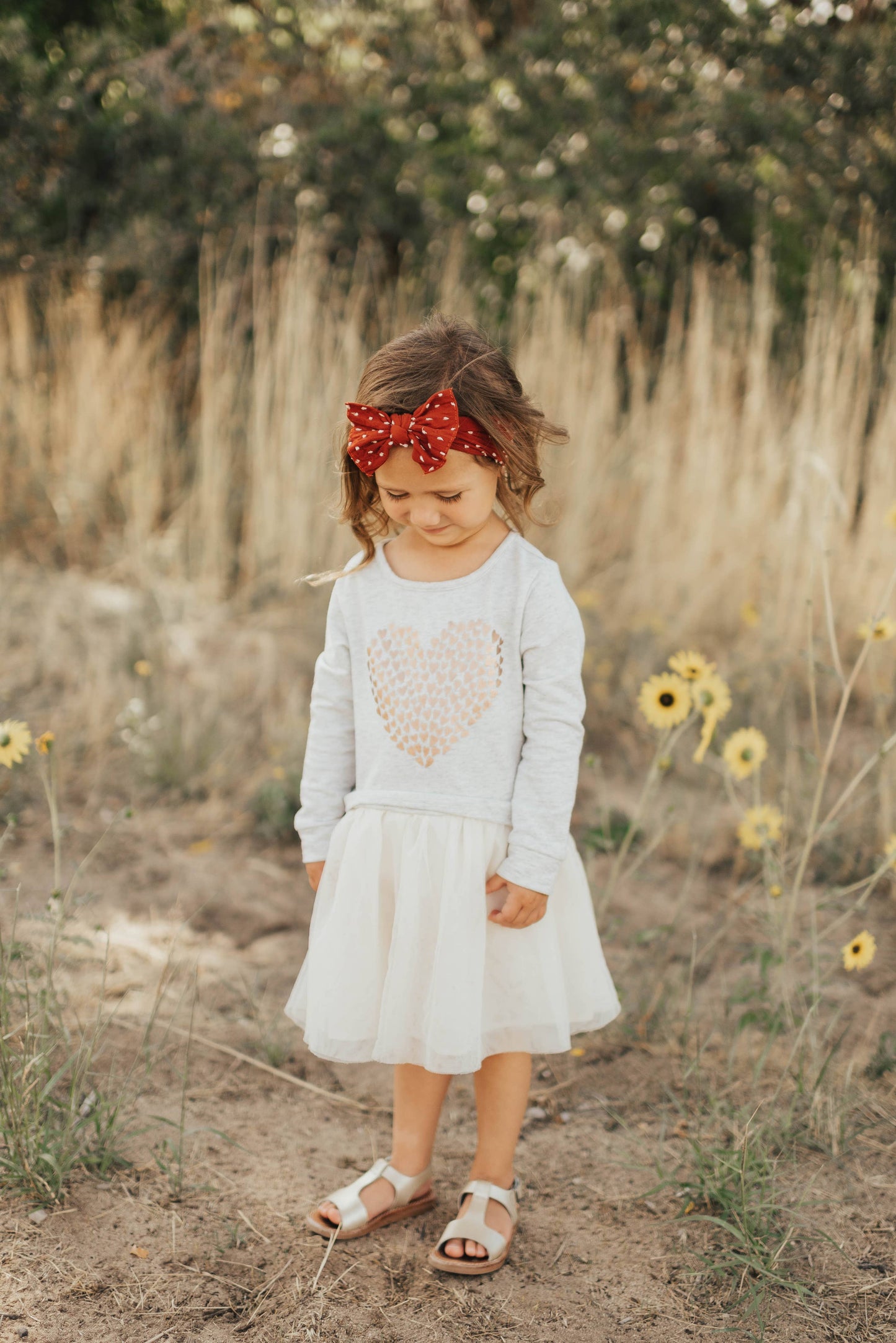 PATTERNED SHABBY KNOT: sienna dot