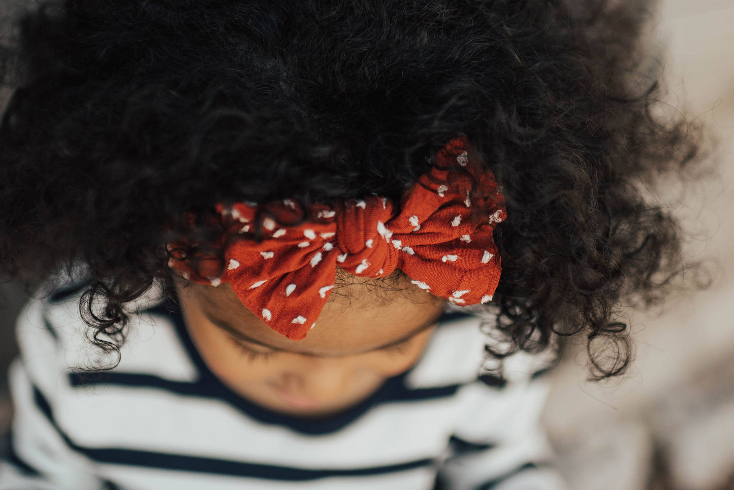PATTERNED SHABBY KNOT: sienna dot
