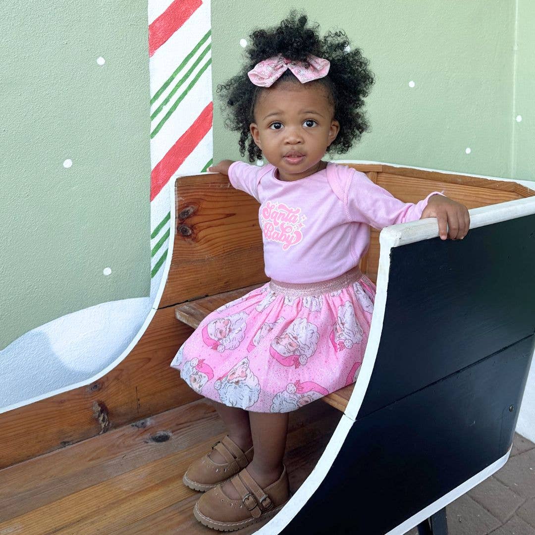 Retro Santa Christmas Tutu - Dress Up Skirt