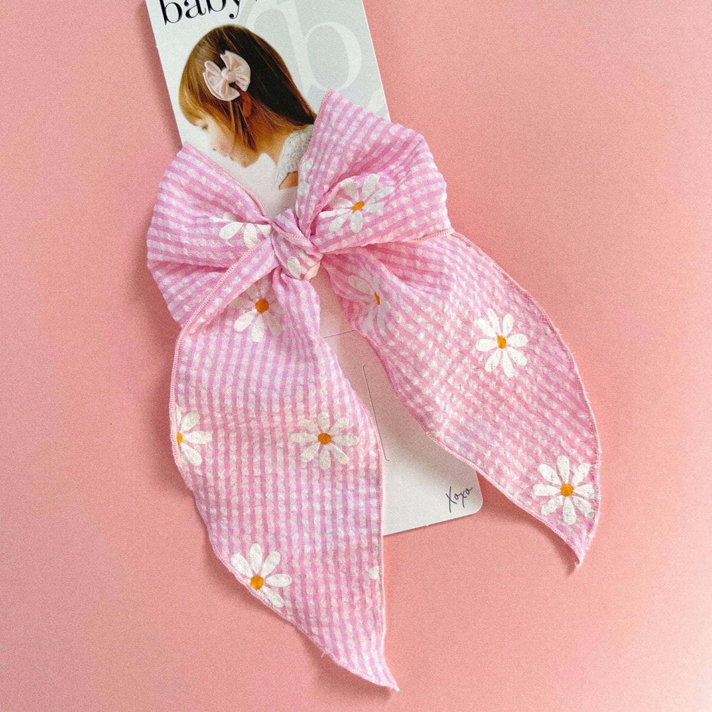 Baby Bling® Big Belle hair bow clip: Darla