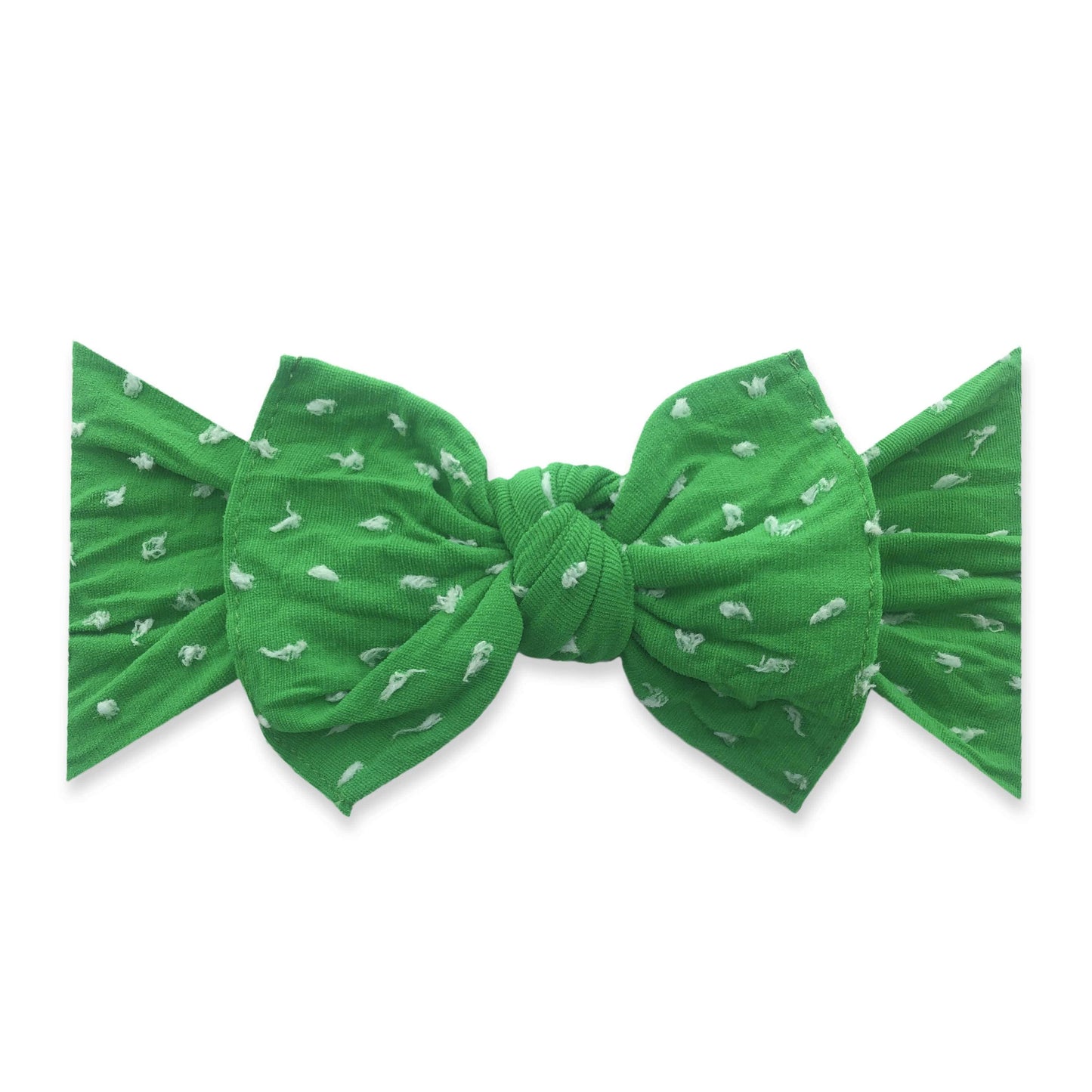Baby Bling® Shabby Dot Knot: Cherry/Red dot