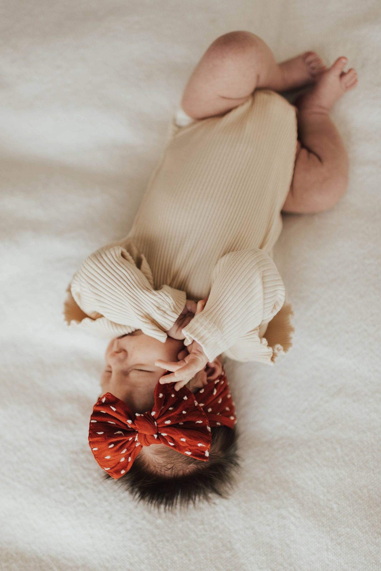 PATTERNED SHABBY KNOT: sienna dot