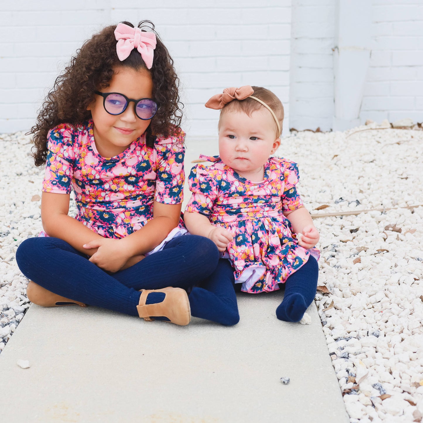 Navy Cable Knit Tights: 1 - 2 Years