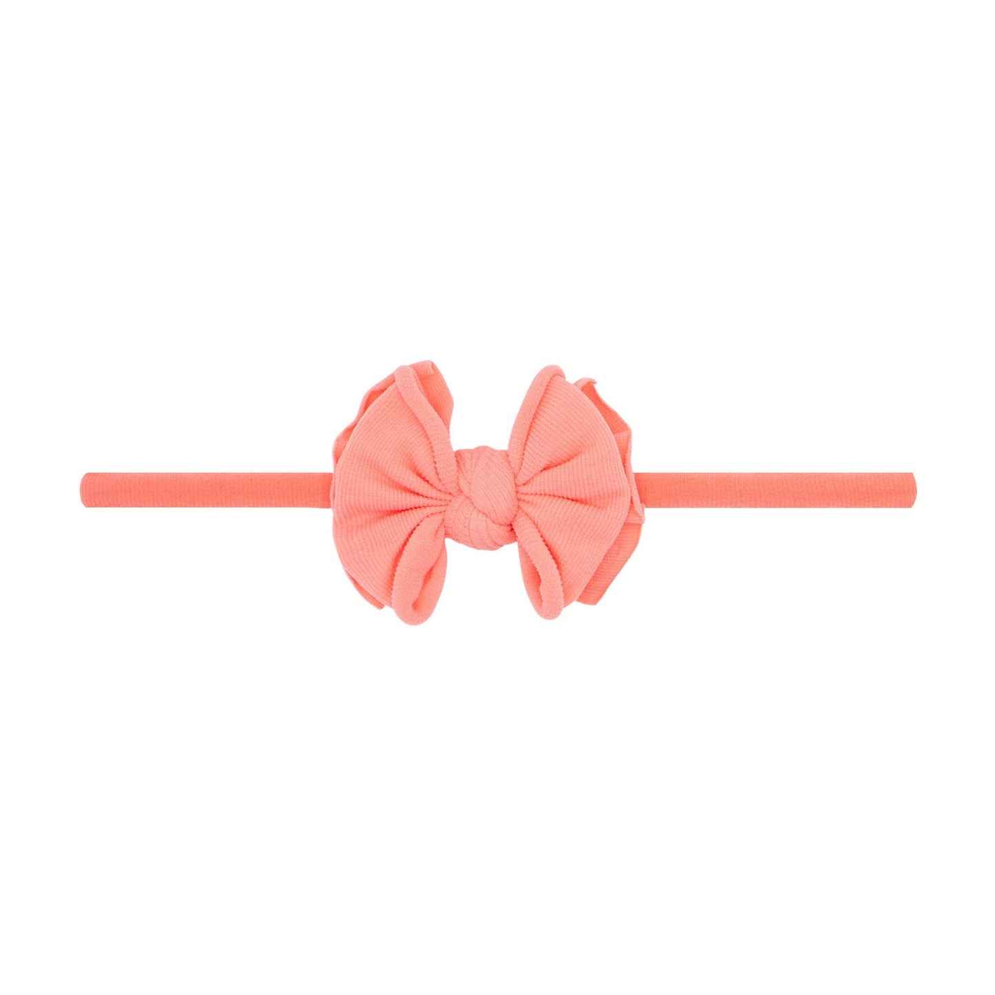 Sage: Baby Bling® Baby FAB® Skinny soft nylon bow headband