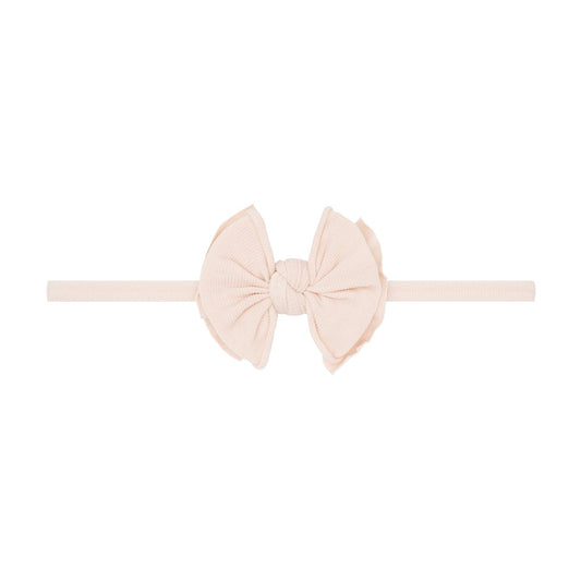 Sage: Baby Bling® Baby FAB® Skinny soft nylon bow headband
