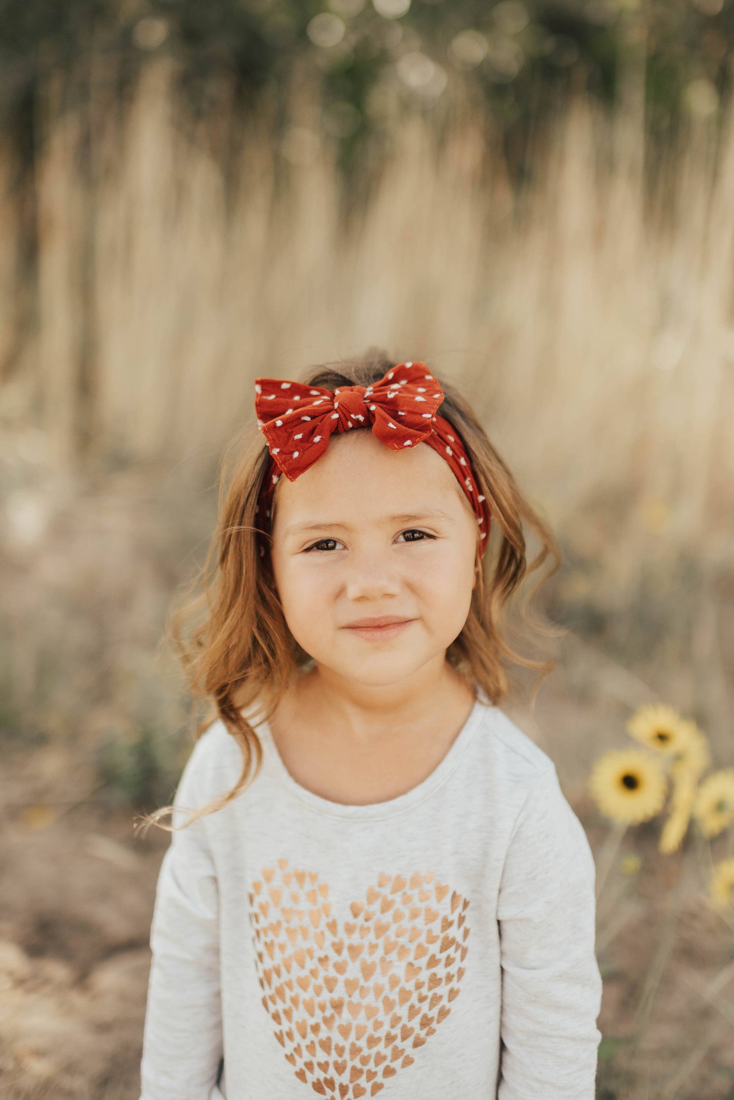 PATTERNED SHABBY KNOT: sienna dot