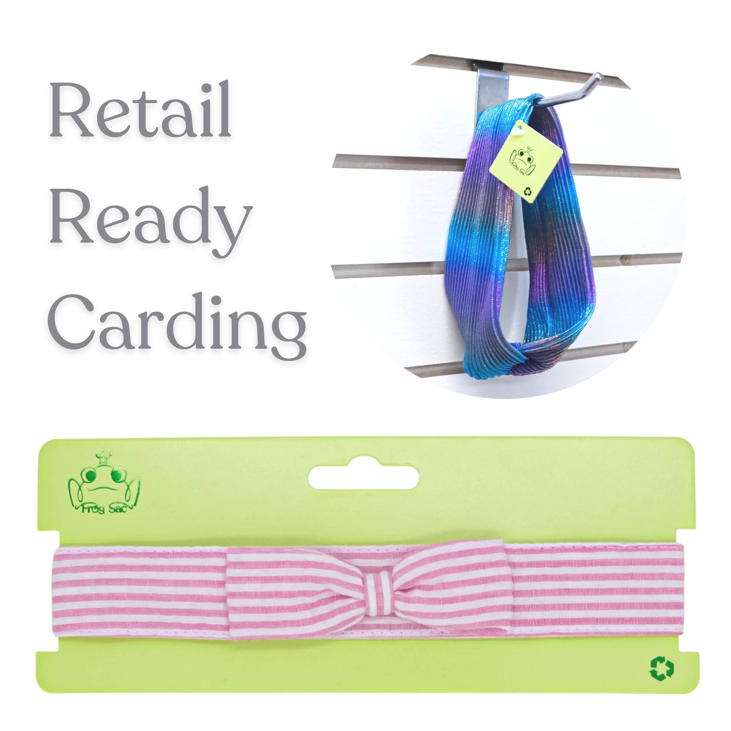 Two Tone Pleated Knot Headband