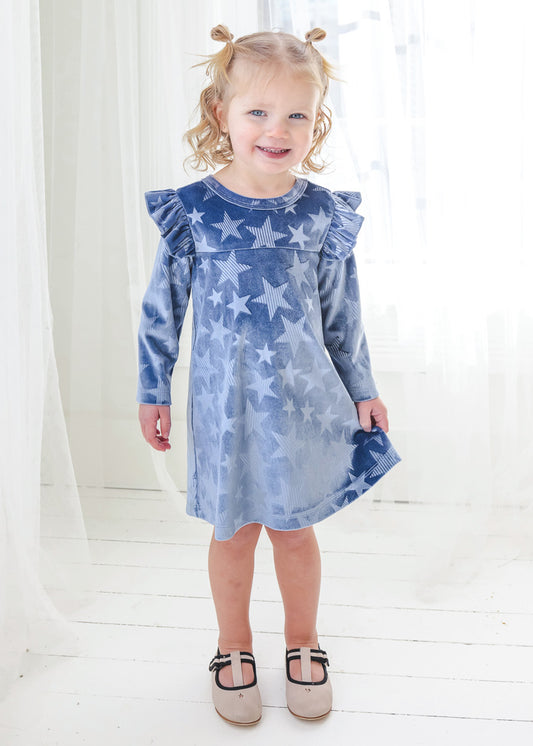 Star Bella Empire Velvet Dress