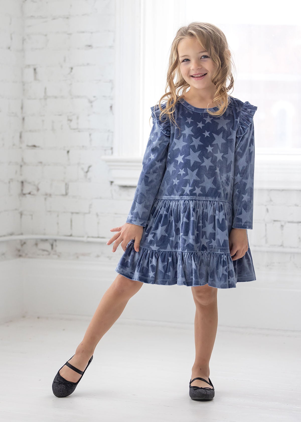 Star Bella Empire Velvet Dress