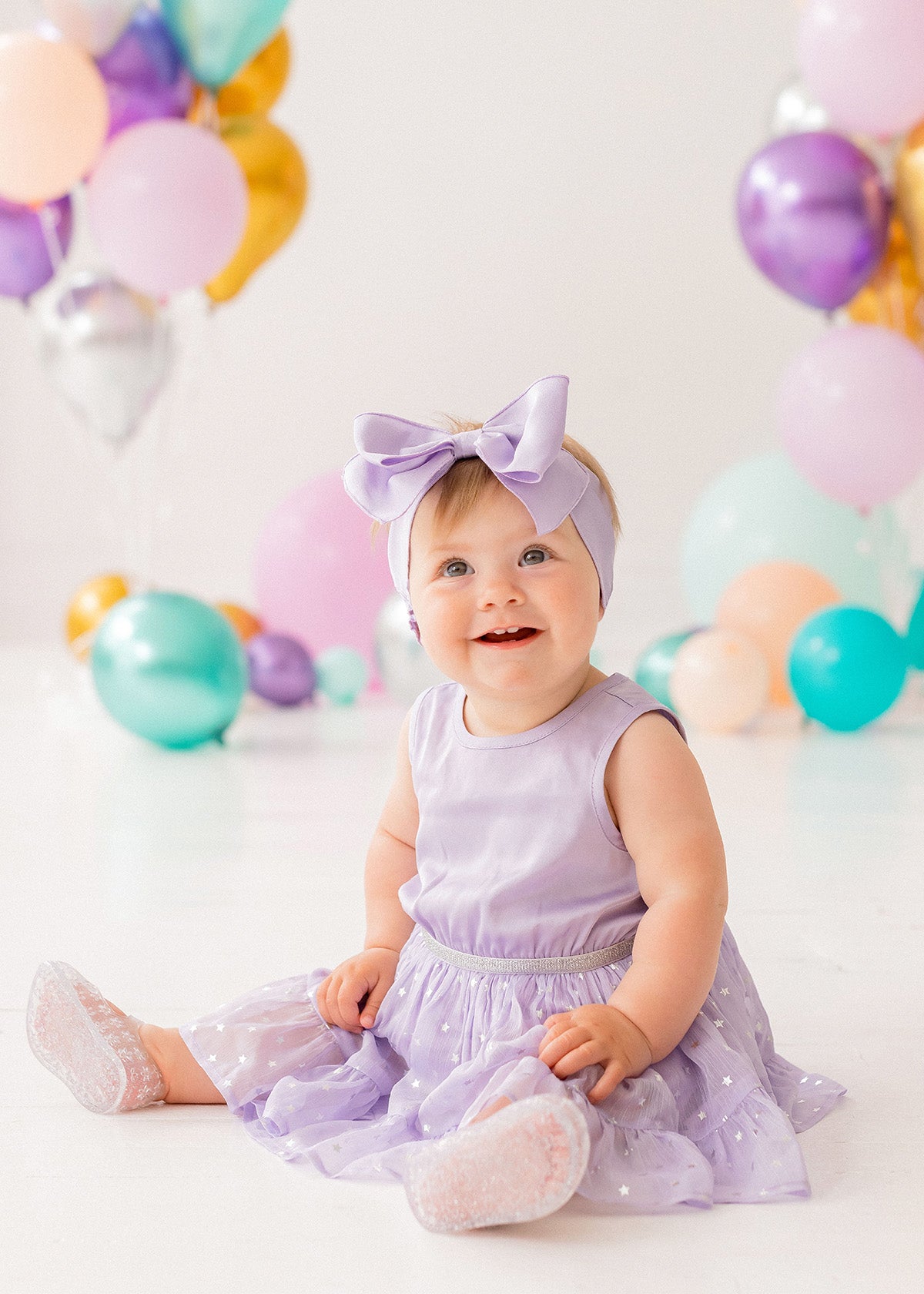 Lavender Dreams Star Sleeveless Dress