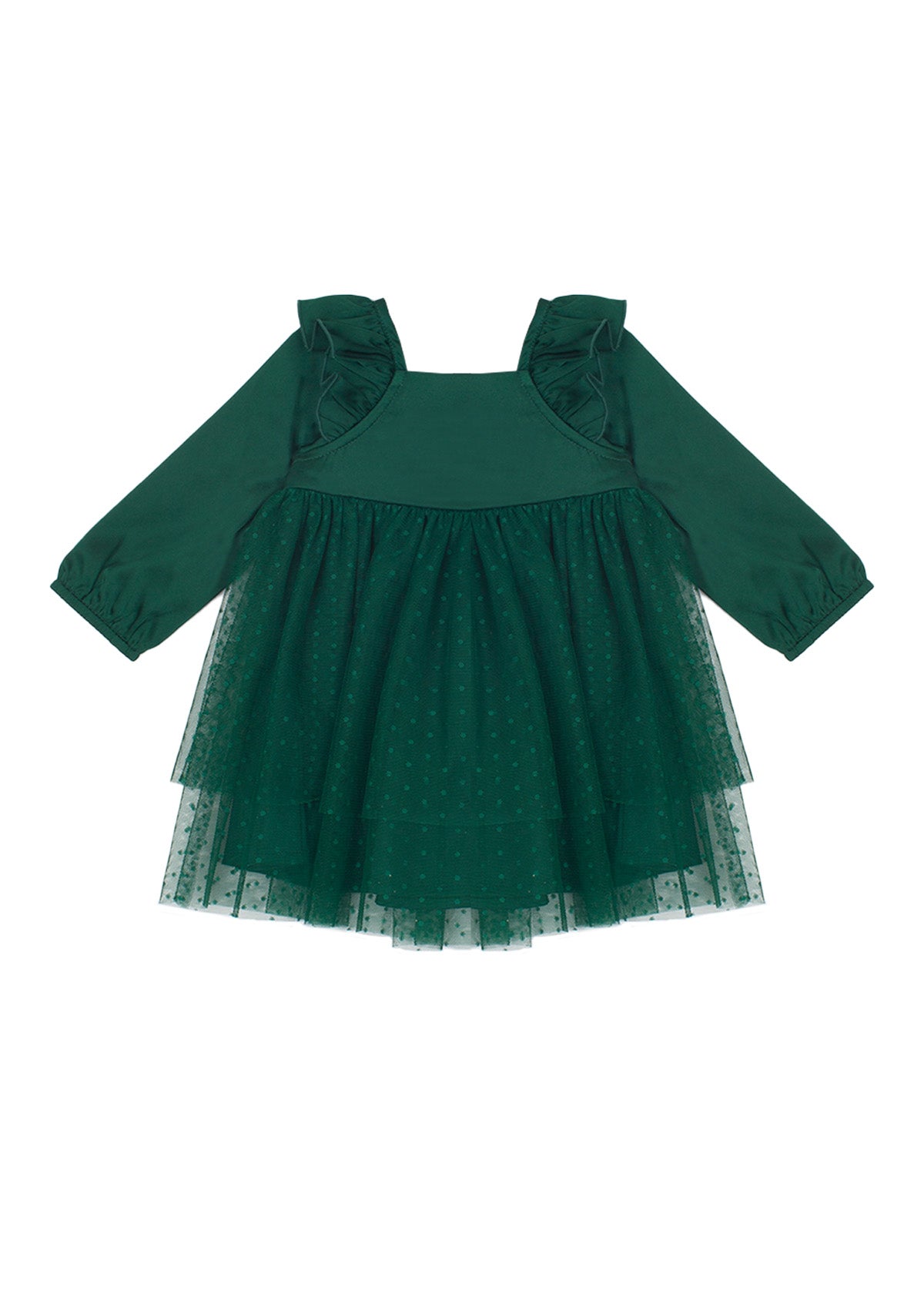 Mistletoe Green Dress (little sister)