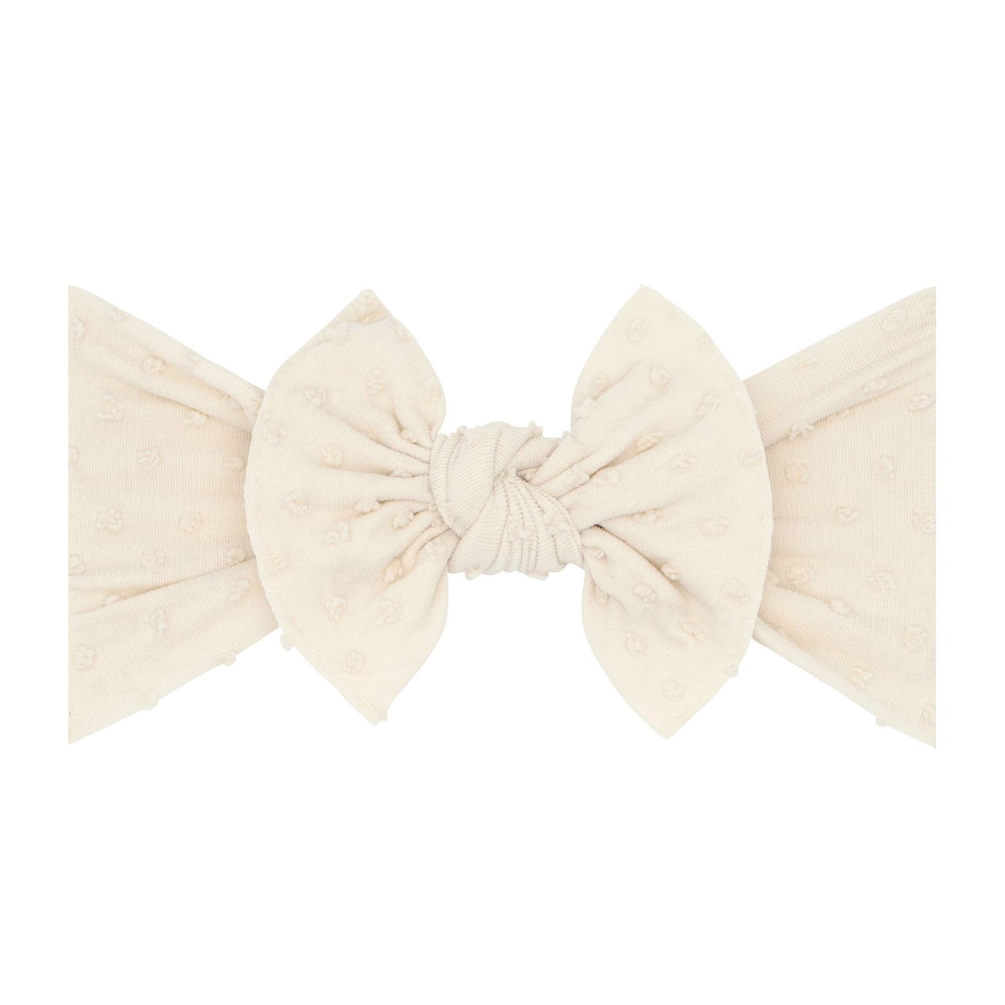 Baby Bling® Shabby Dot Knot: Cherry/Red dot