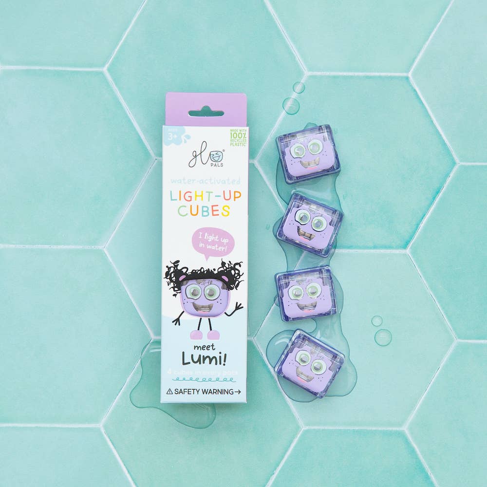 Glo Pals Light-Up Cubes- Lumi (Purple)