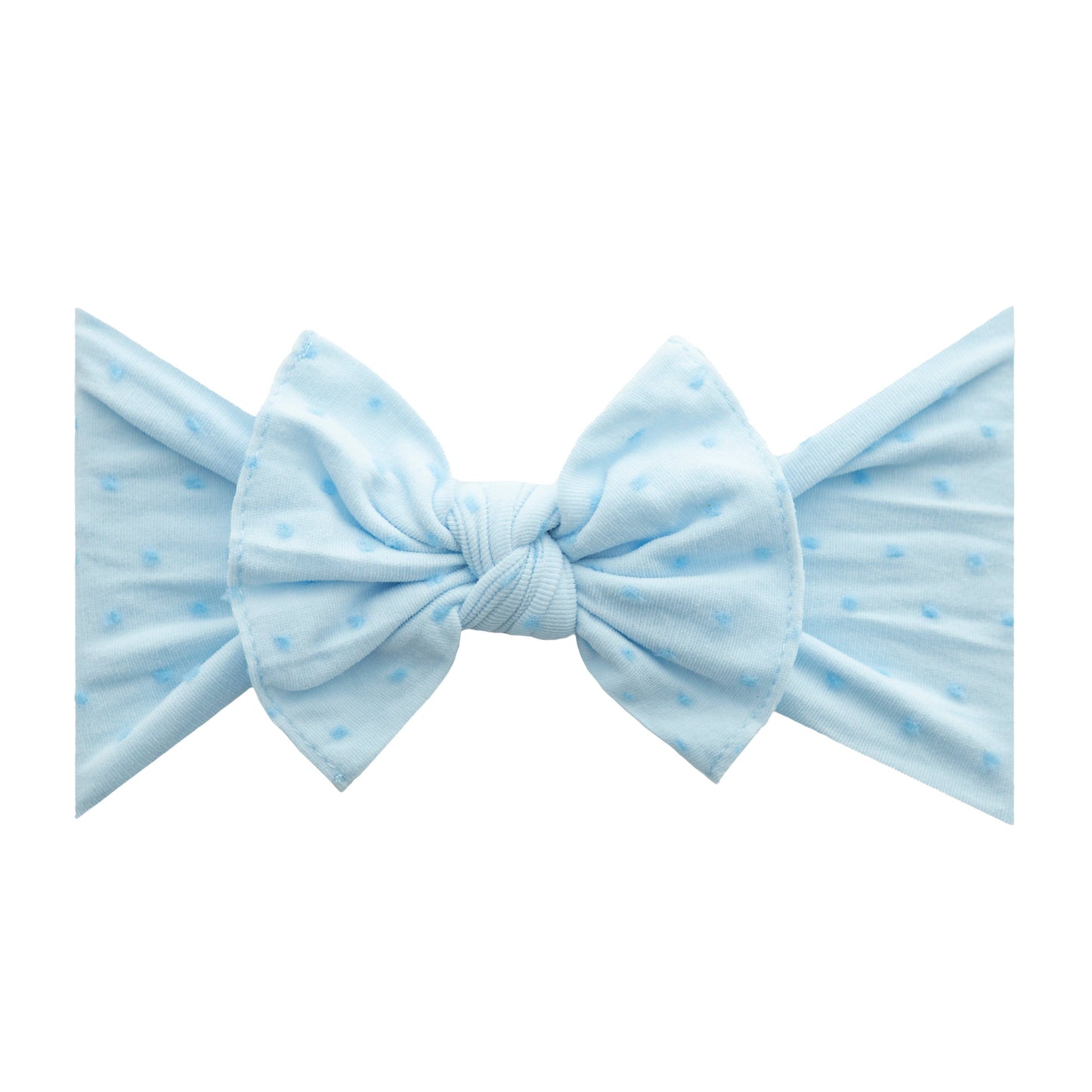 Baby Bling® Shabby Dot Knot: Cherry/Red dot