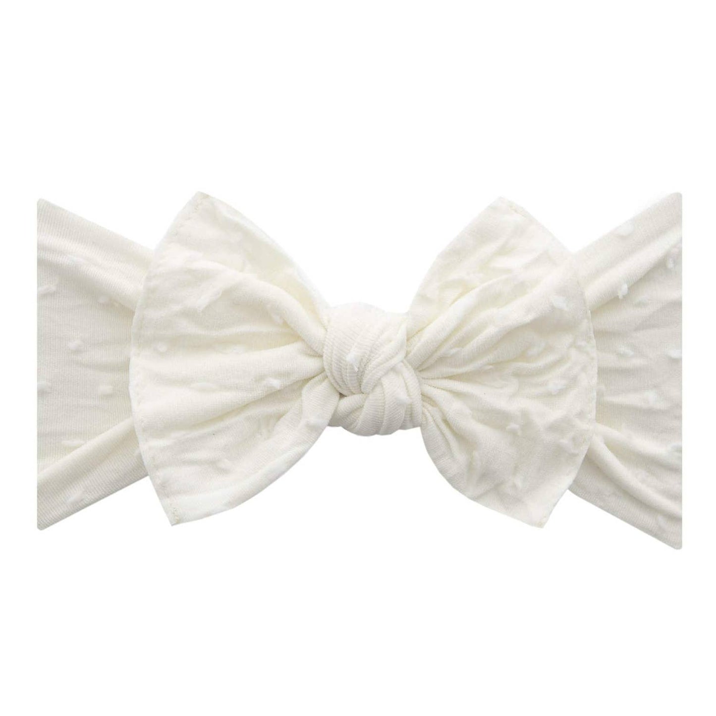 Baby Bling® Shabby Dot Knot: Cherry/Red dot