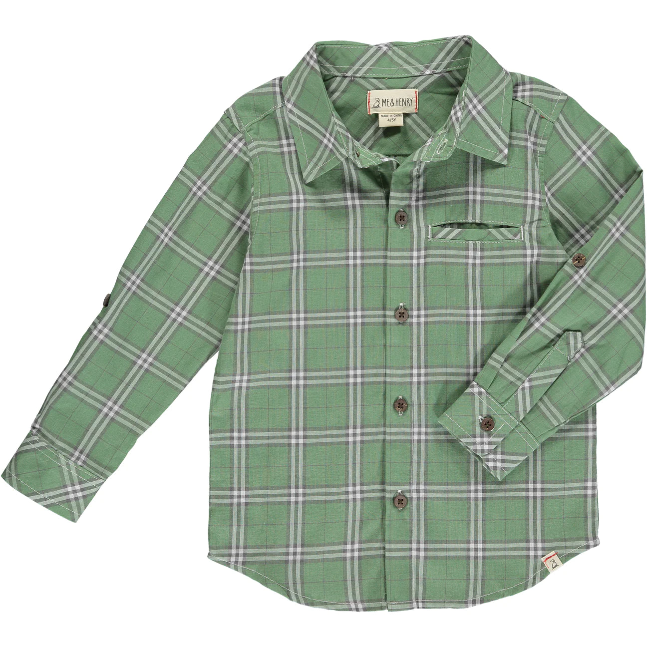 Sage Plaid Jasper Shirt