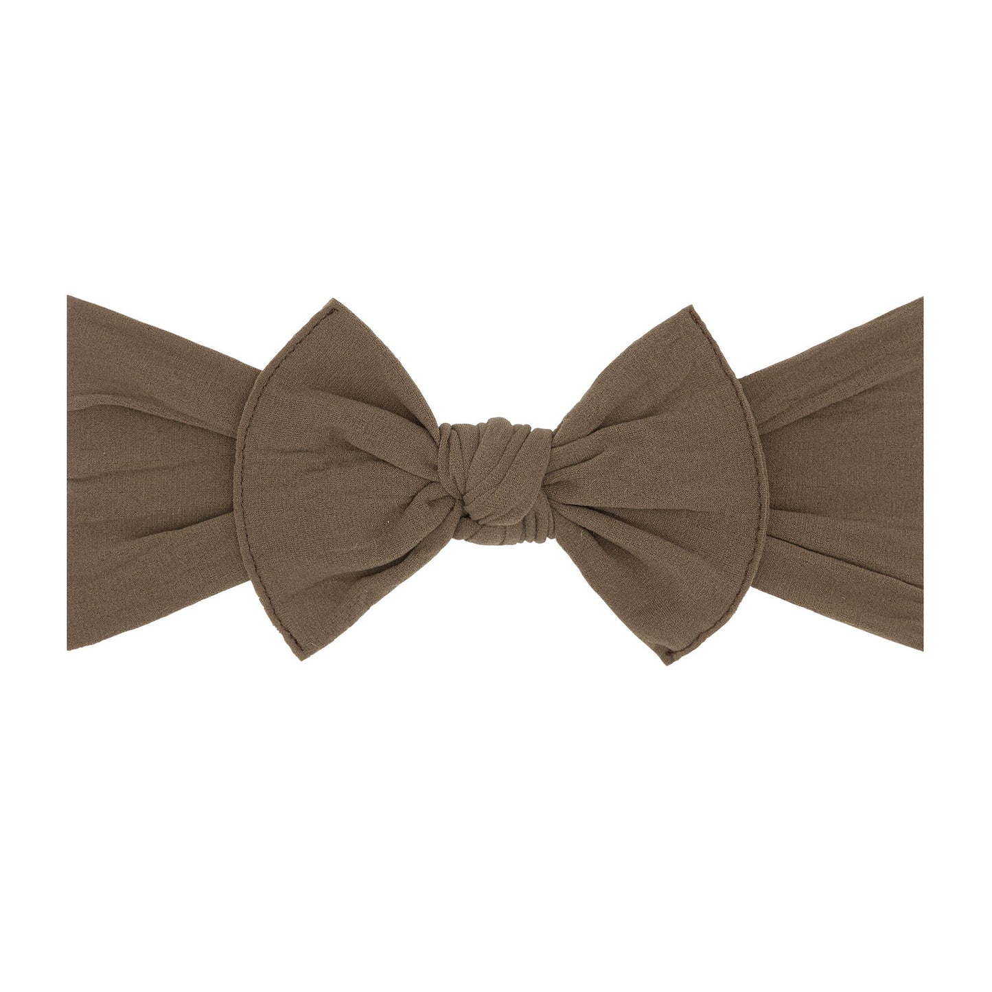Cocoa: Baby Bling® The Original Knot soft nylon headband