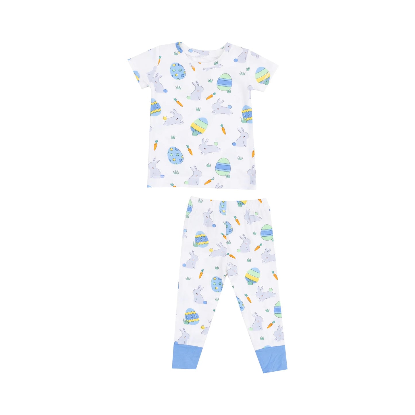 Easter Bunnies Blue Pajama Set