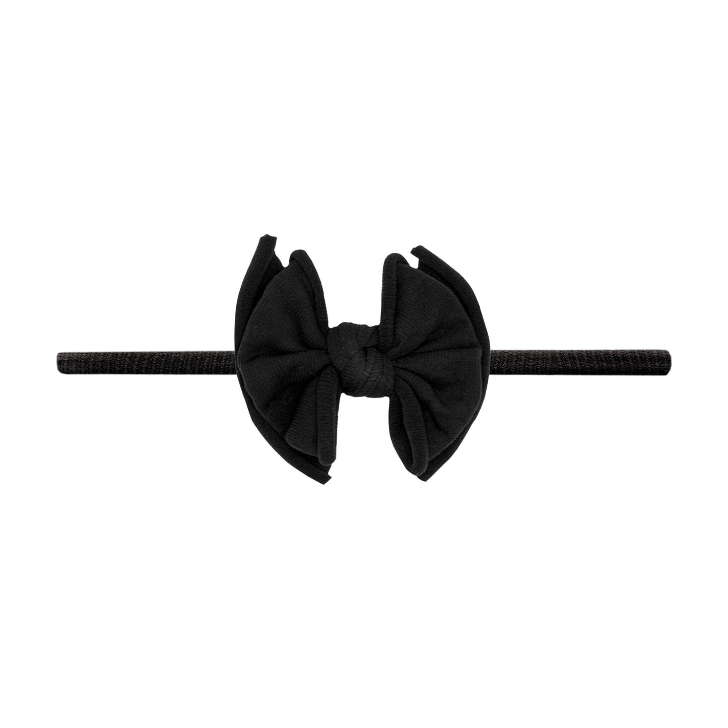 Sage: Baby Bling® Baby FAB® Skinny soft nylon bow headband