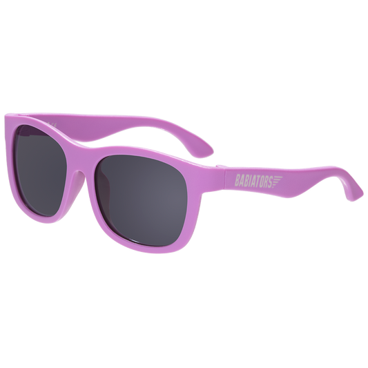 Lil Lilac Navigator Kids Babiators Sunglasses: 3-5Y / Navigator