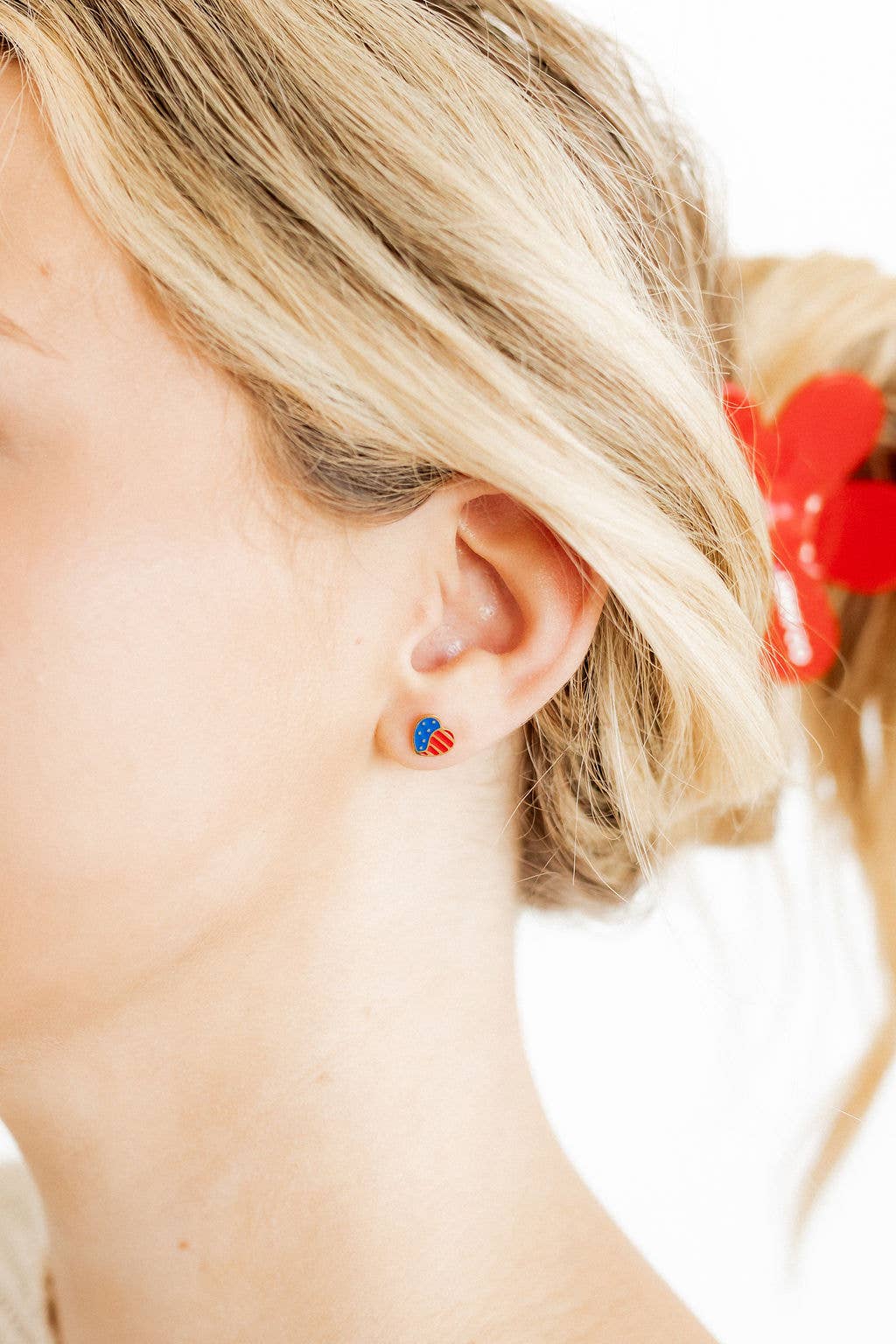 Screwback Stud Earrings - Ellis
