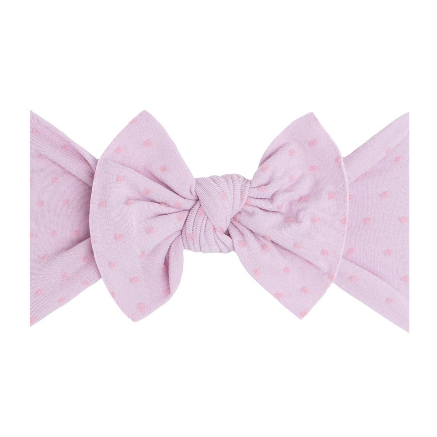 Baby Bling® Shabby Dot Knot: Cherry/Red dot