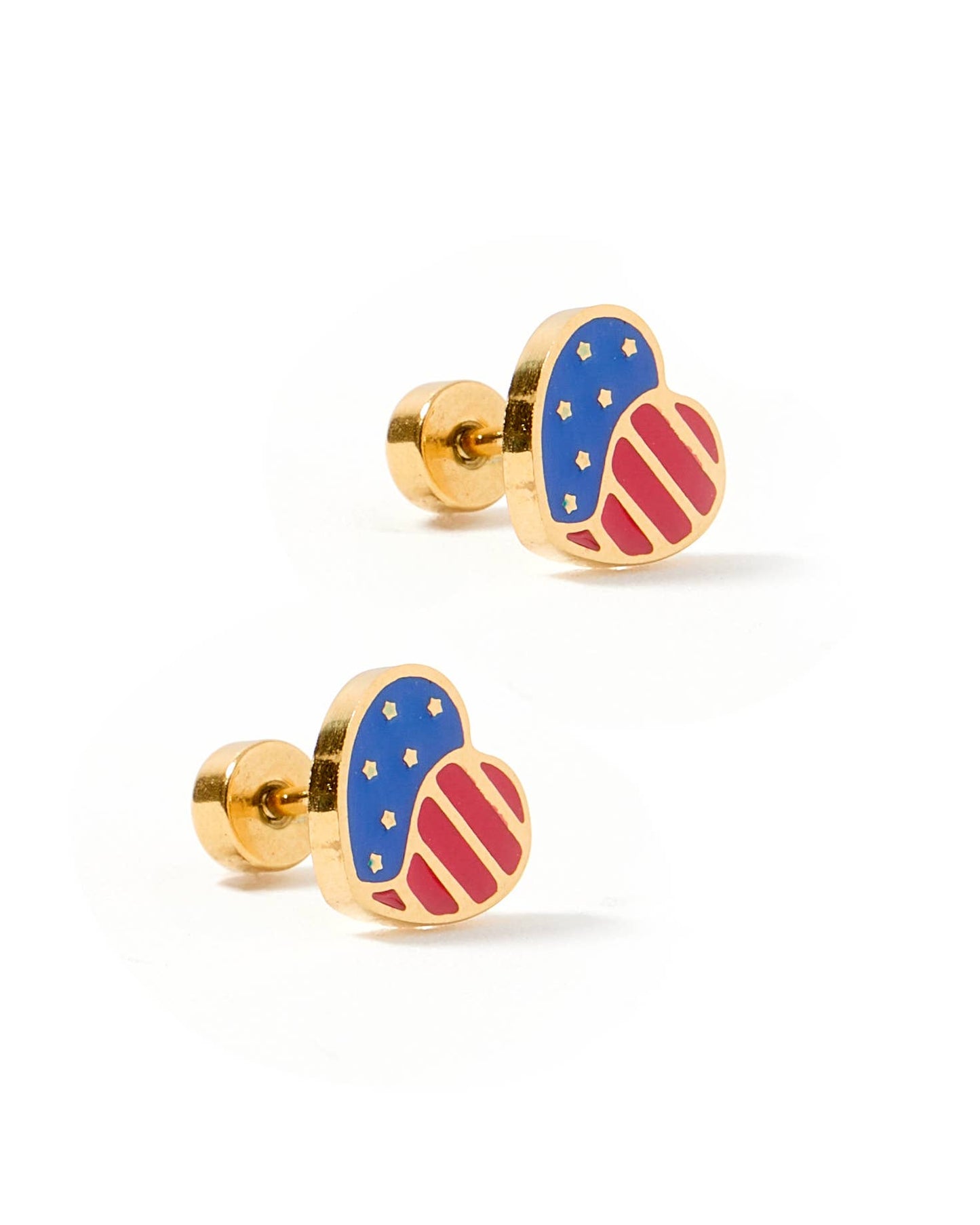 Screwback Stud Earrings - Ellis