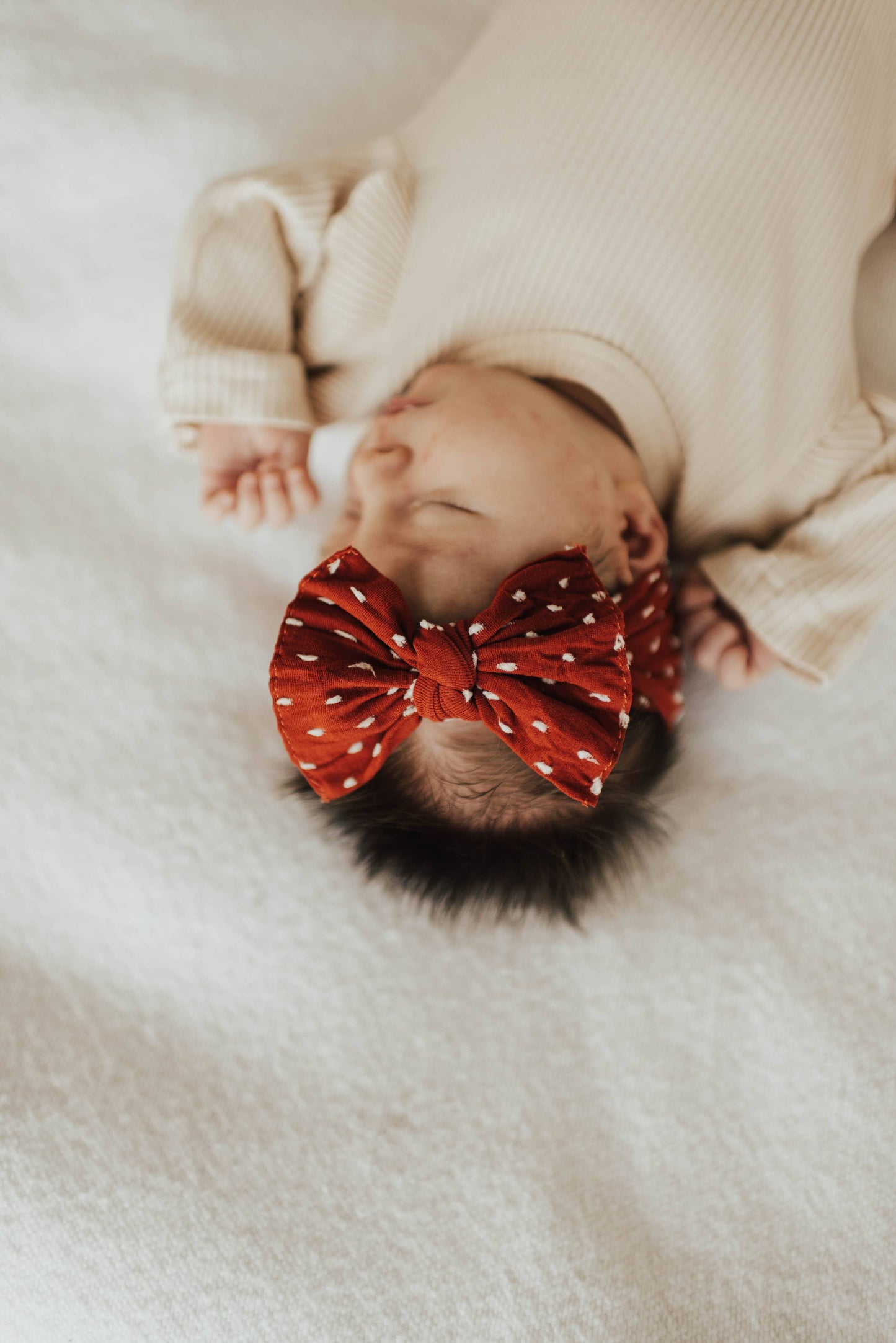 PATTERNED SHABBY KNOT: sienna dot