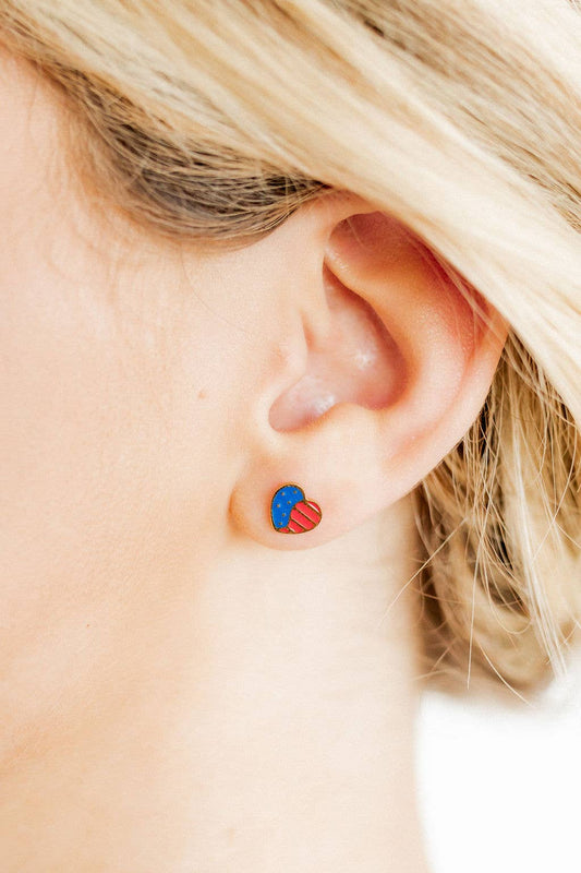 Screwback Stud Earrings - Ellis