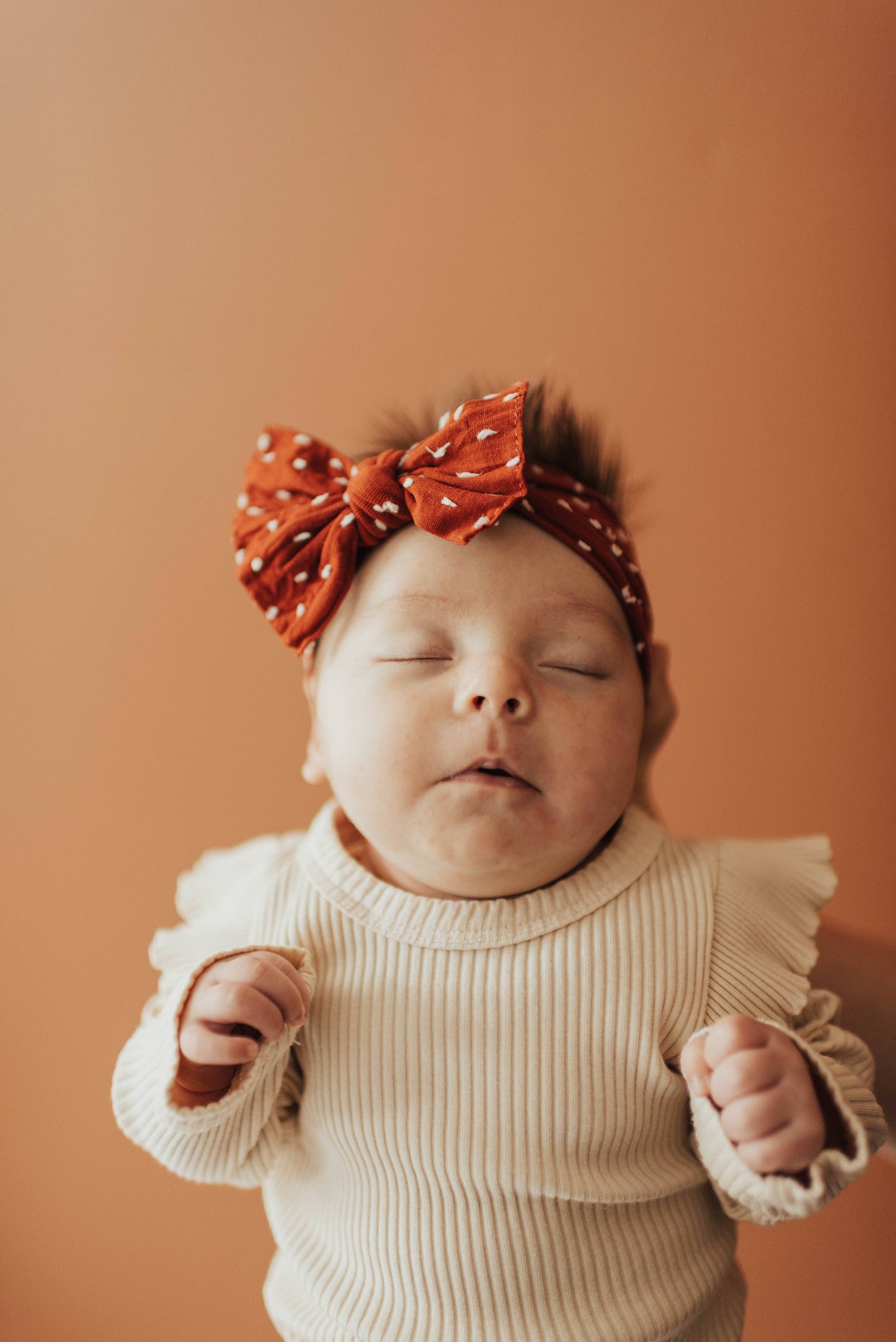 PATTERNED SHABBY KNOT: sienna dot