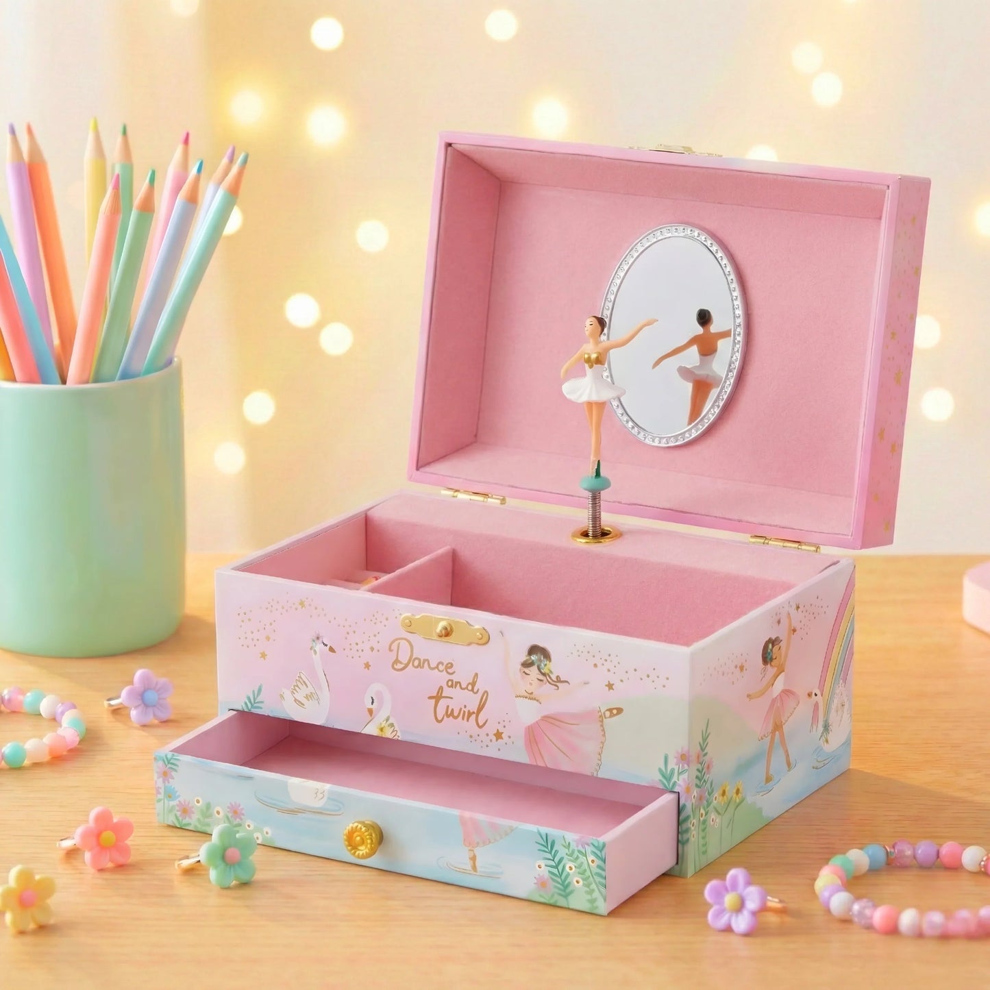 Musical Deluxe Jewelry Box