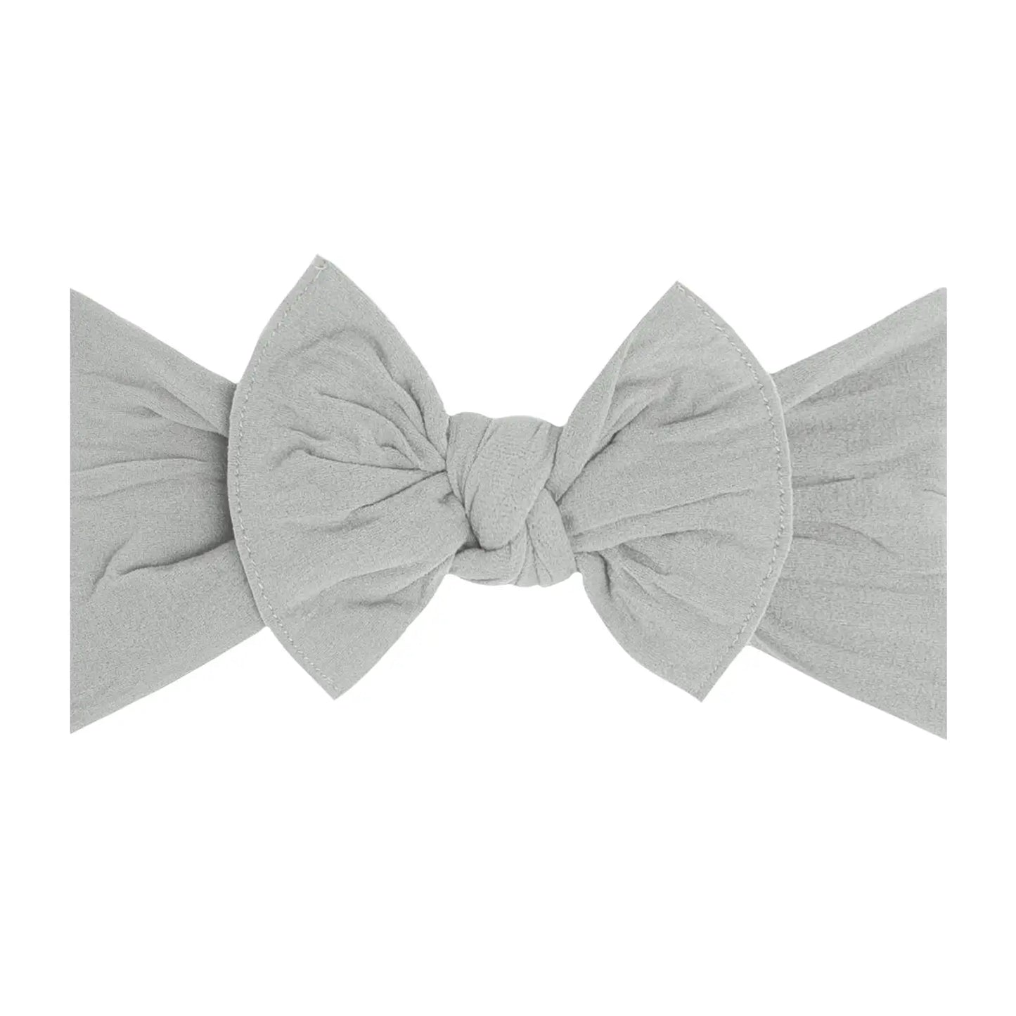 Baby Bling® The Original Knot soft nylon headband: grey