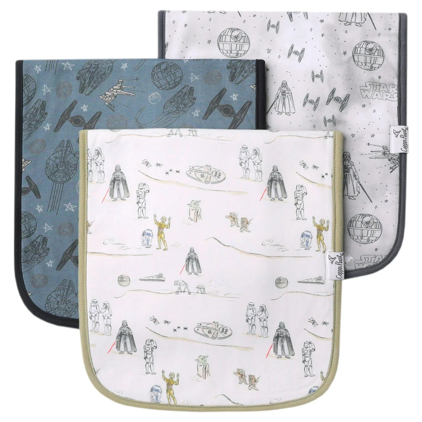 Copper Pearl Burp Cloth Sets (various prints)