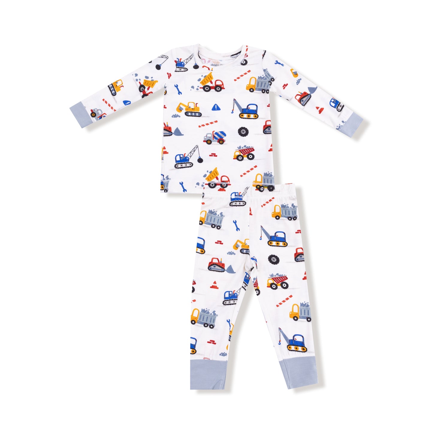 L/S Pajama Set- Crayon Construction