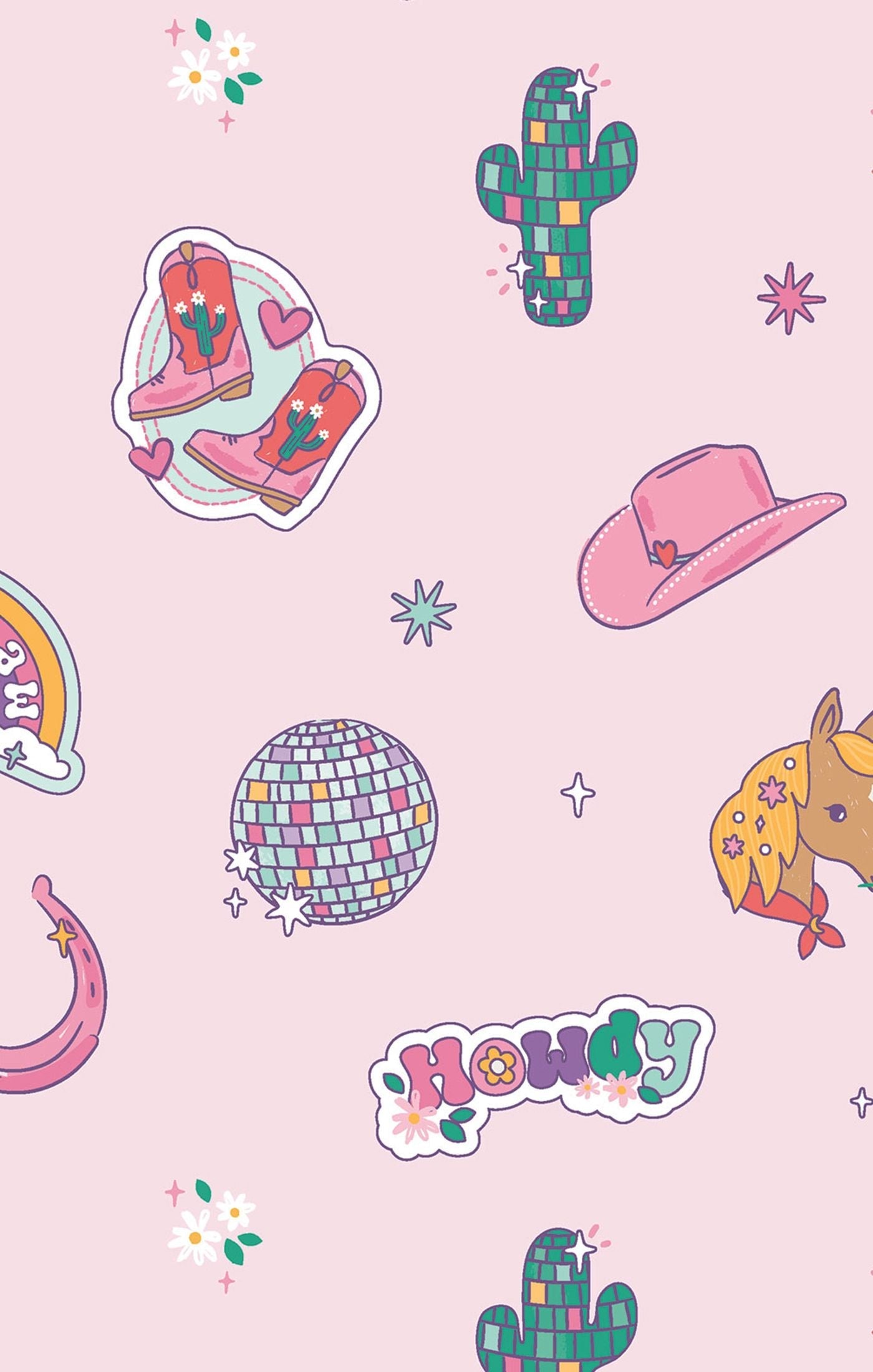 Cowgirl Bodysuit Dress- Disco Cowgirl