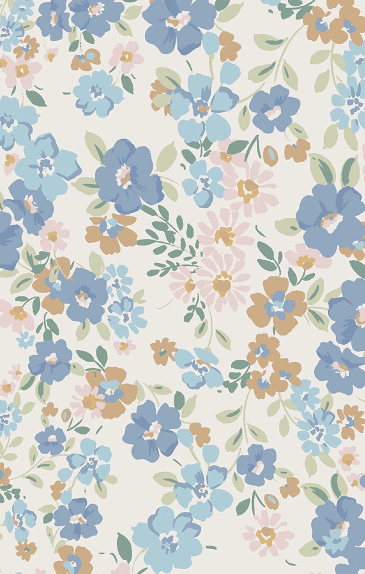 Petal Collar Dress w/ Diaper Cover- Sweet Rose Calico