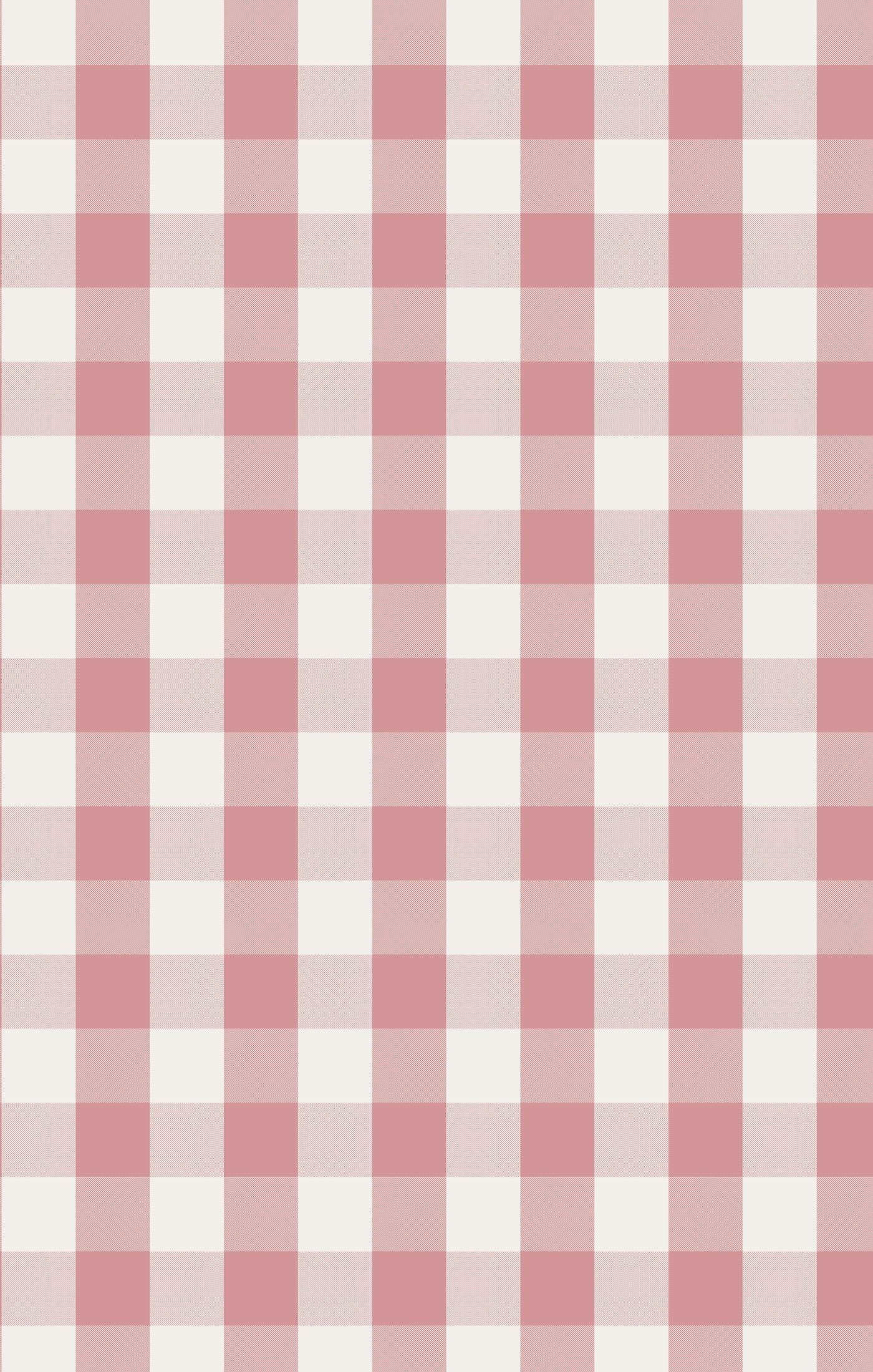 Western Pearl Snap Dress w/ Howdy Embroidery on Back- Rose Pink Plaid