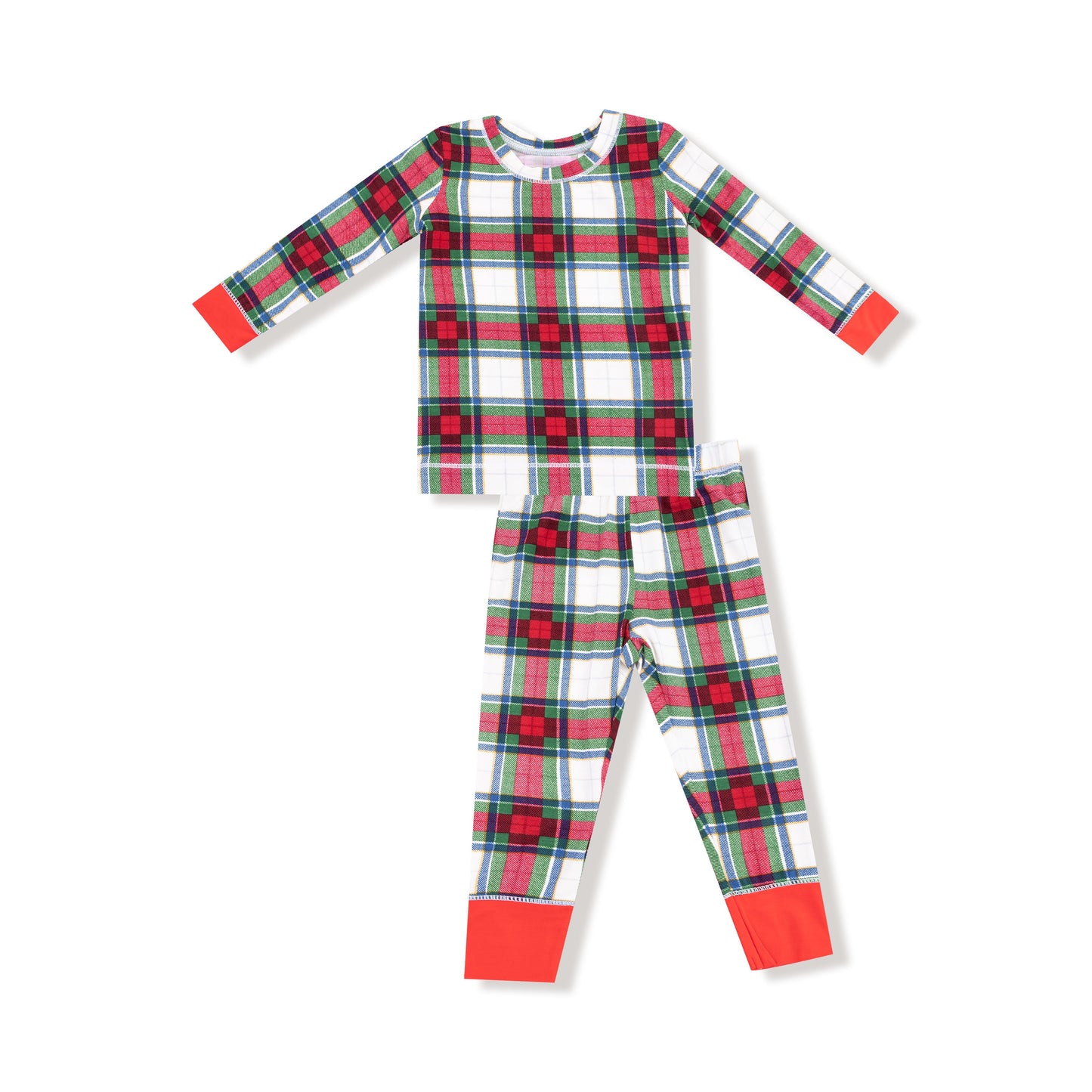 L/S Pajama Set- Holiday Plaid