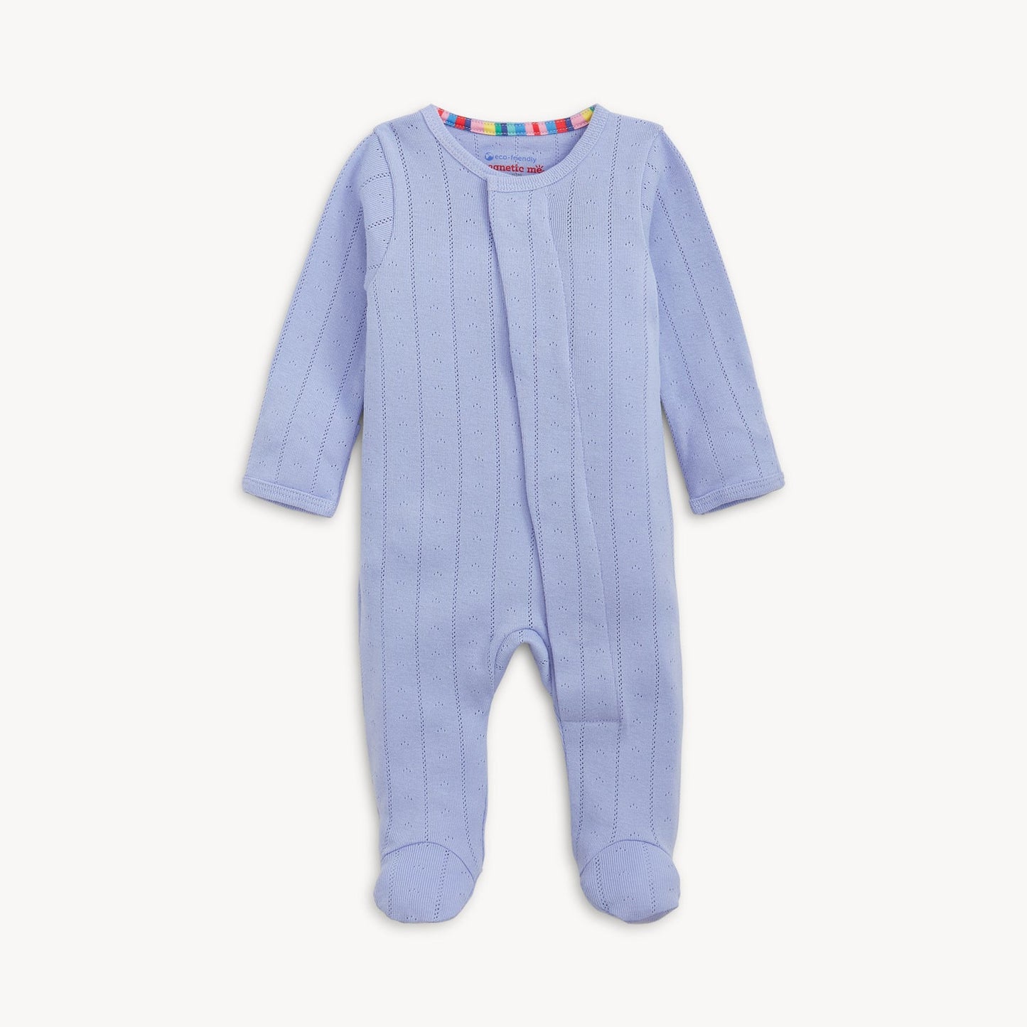 Wisteria Pointelle Magnetic Footie