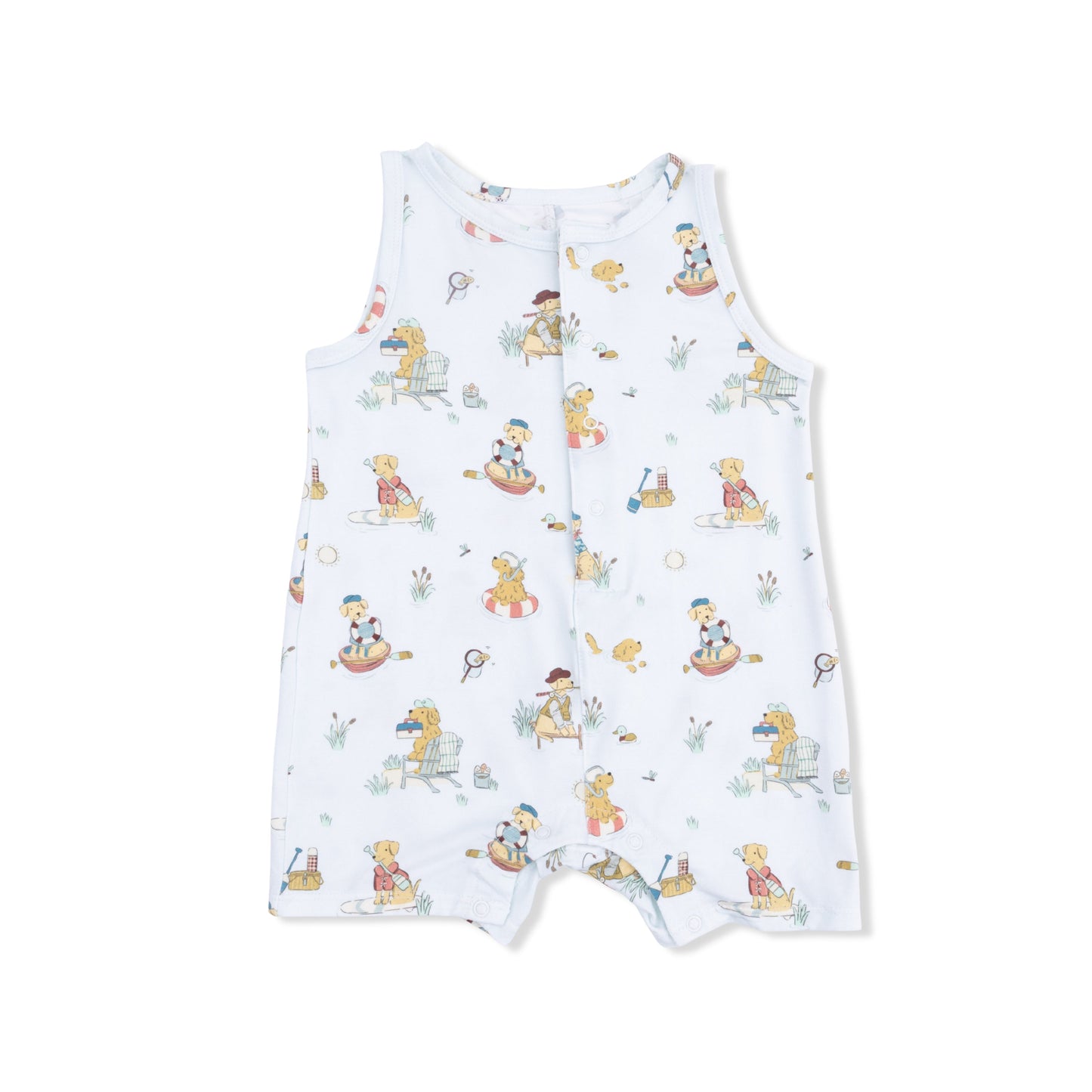 Lake Buddy Dogs- Sleeveless Shortie Romper