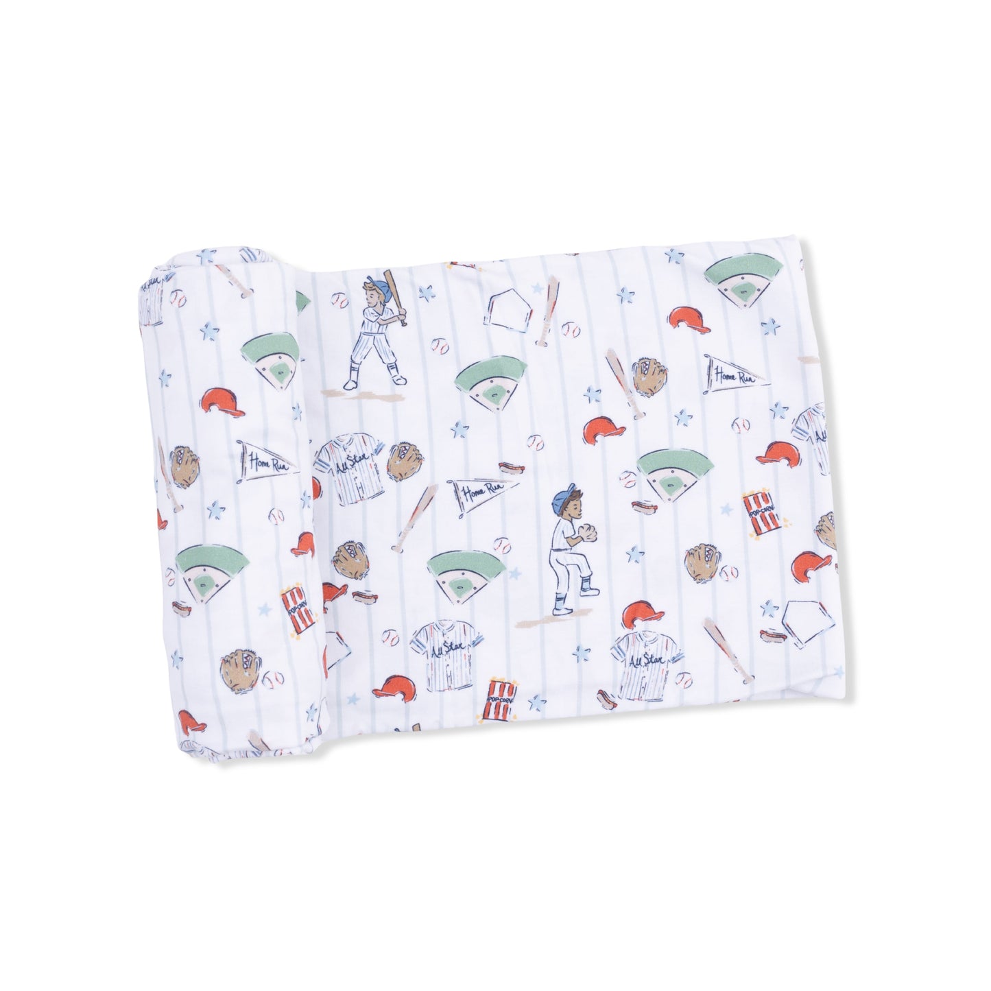 Home Run Baseball Swaddle Blanket (45x45)