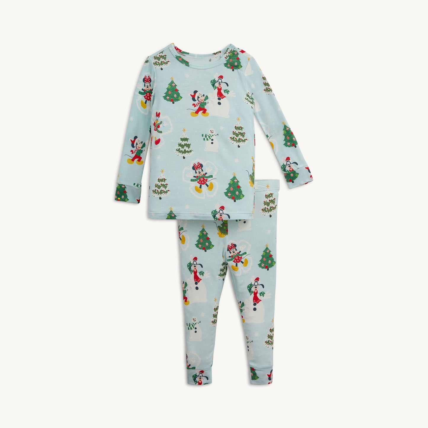Snow Excited Modal L/S Pajama Set
