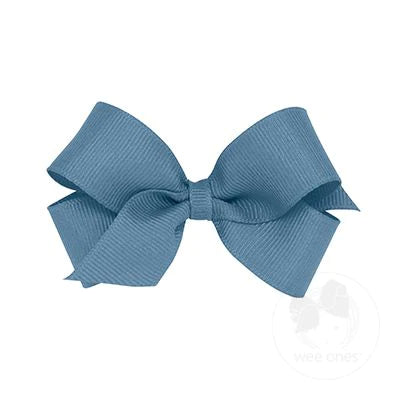 Wee Ones Mini Bow- Denim