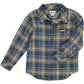 Blue/Grey/Gold Plaid Atwood Woven Shirt