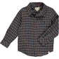 Brown/Navy Plaid Atwood Woven Shirt