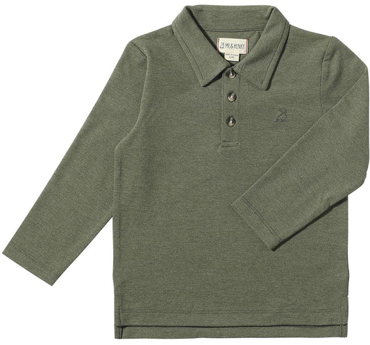 Hunter Green Collared Shirt