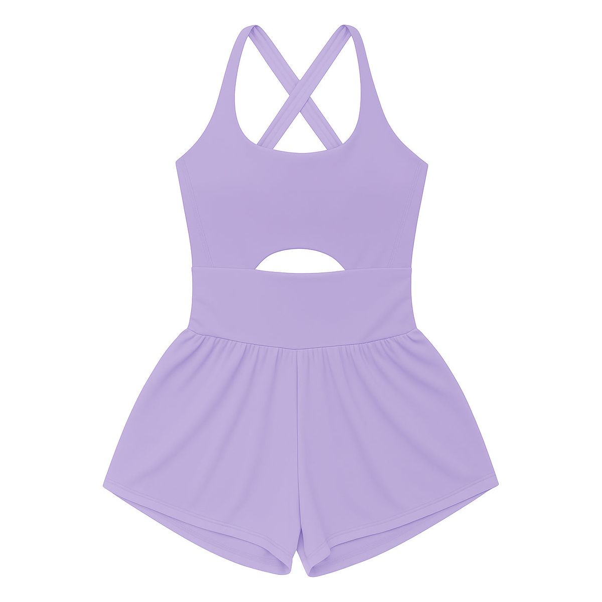 Haddie Romper- Purple