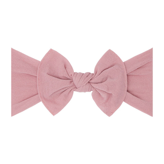 Mauve Baby Bling® The Original Knot soft nylon headband: