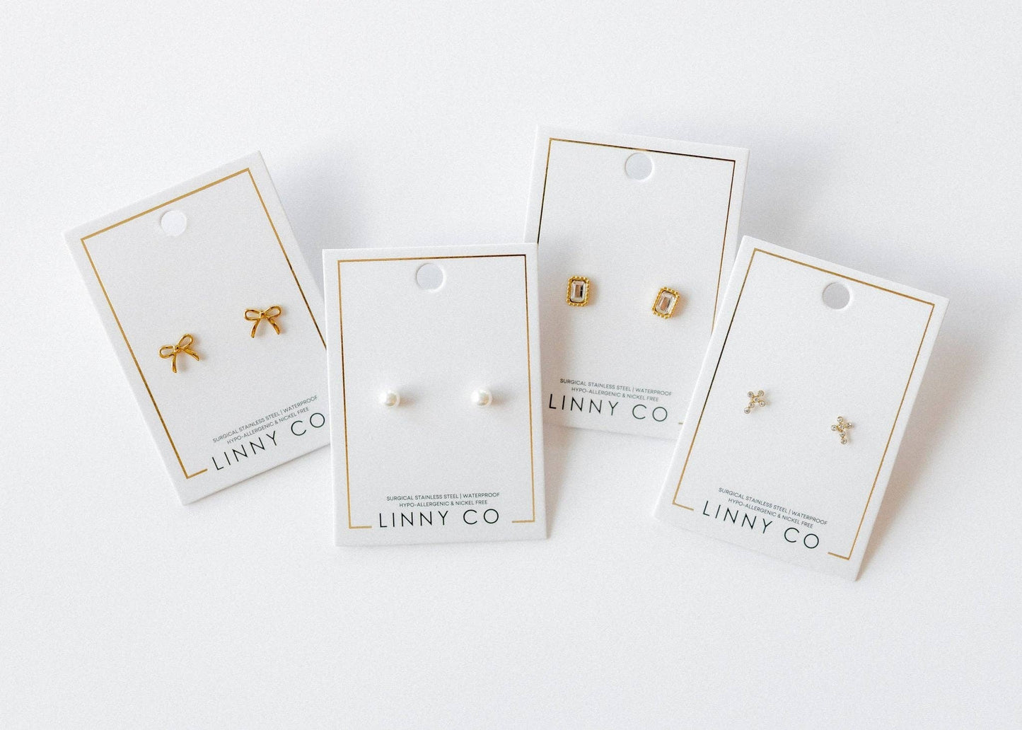Payton Pearl White 5mm Screwback Stud Earrings