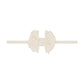 Ivory: Baby Bling® Baby FAB® Skinny soft nylon bow headband